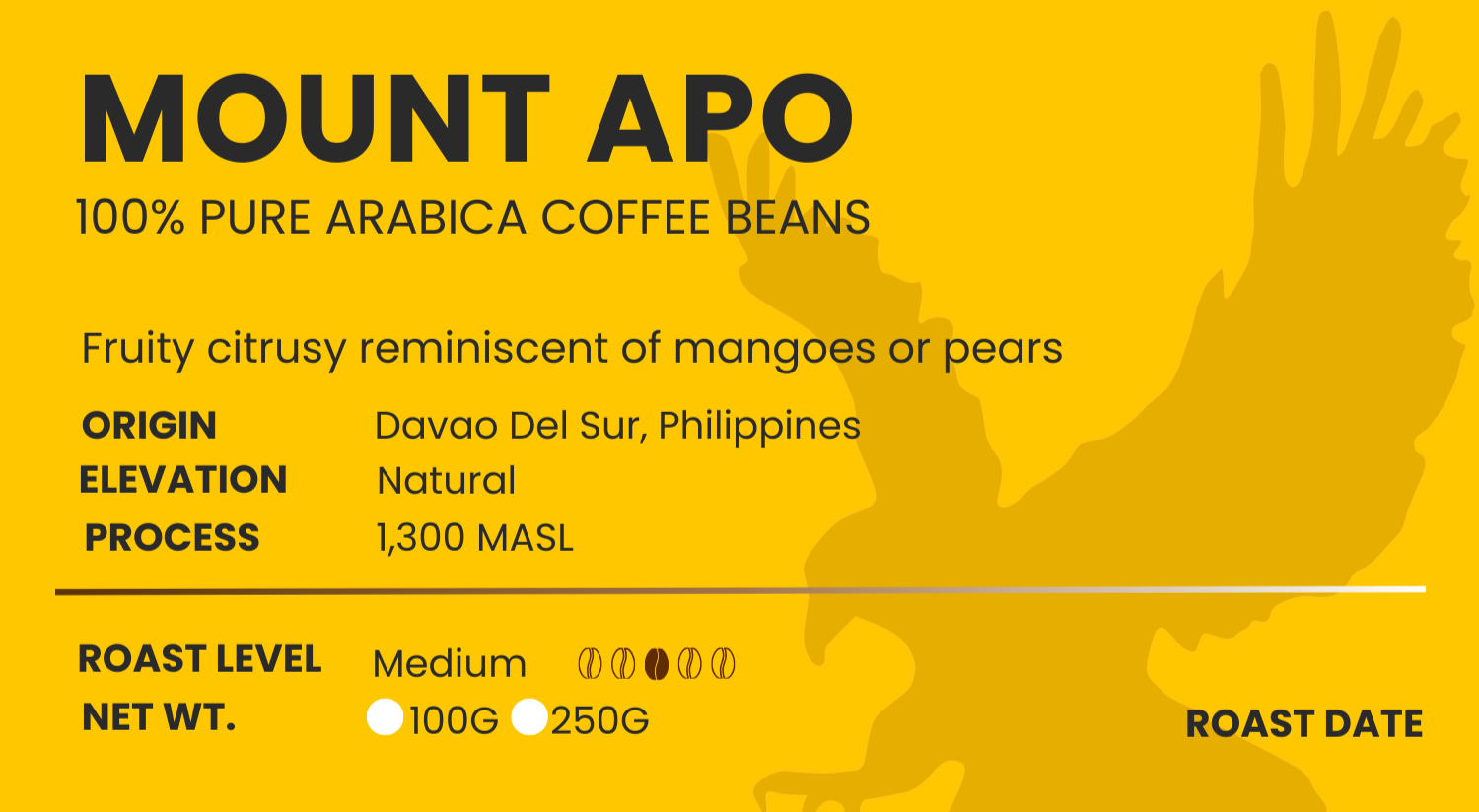 Mount Apo Arabica Coffee Beans - Image 2