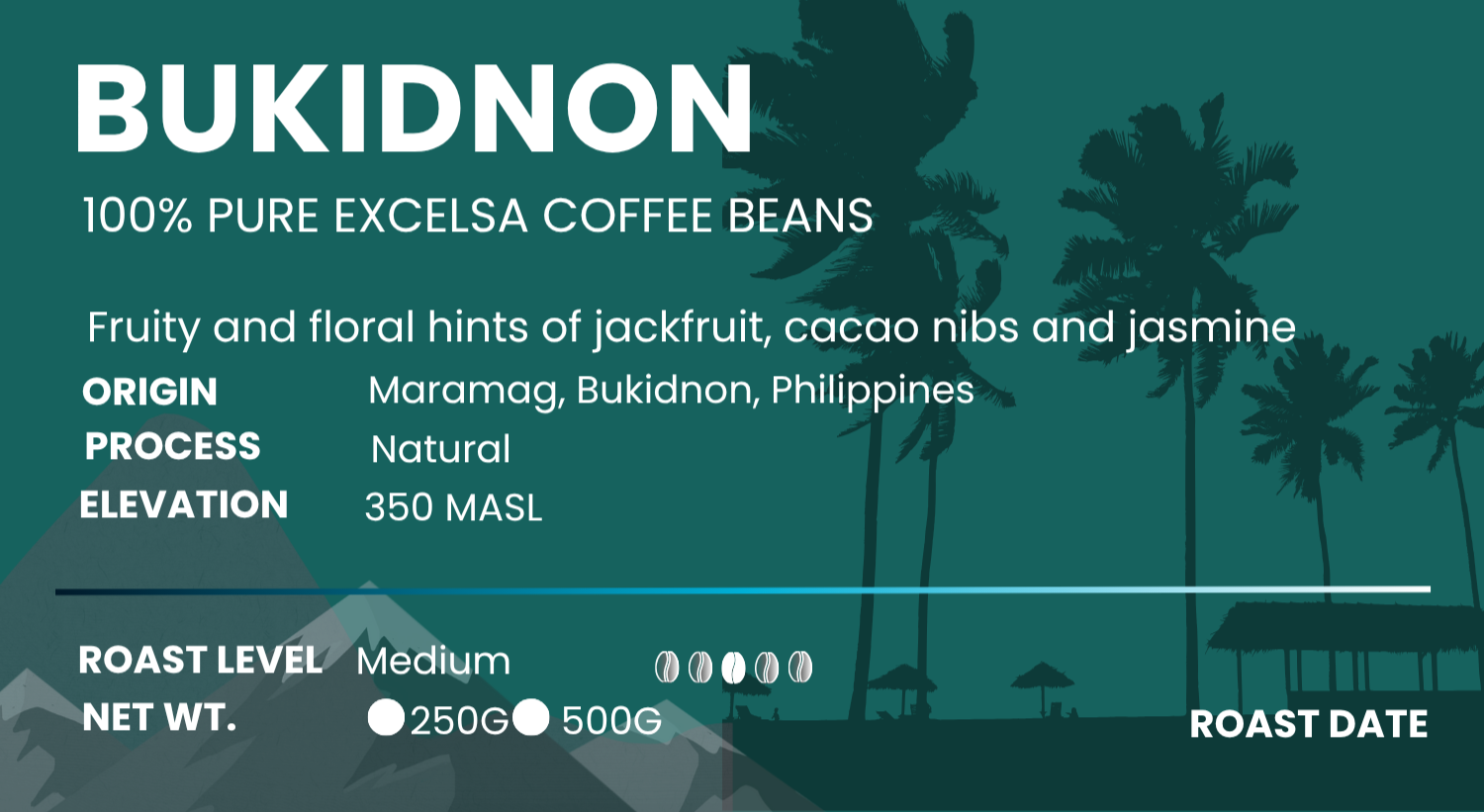 Bukidnon Excelsa Coffee Beans - Image 2